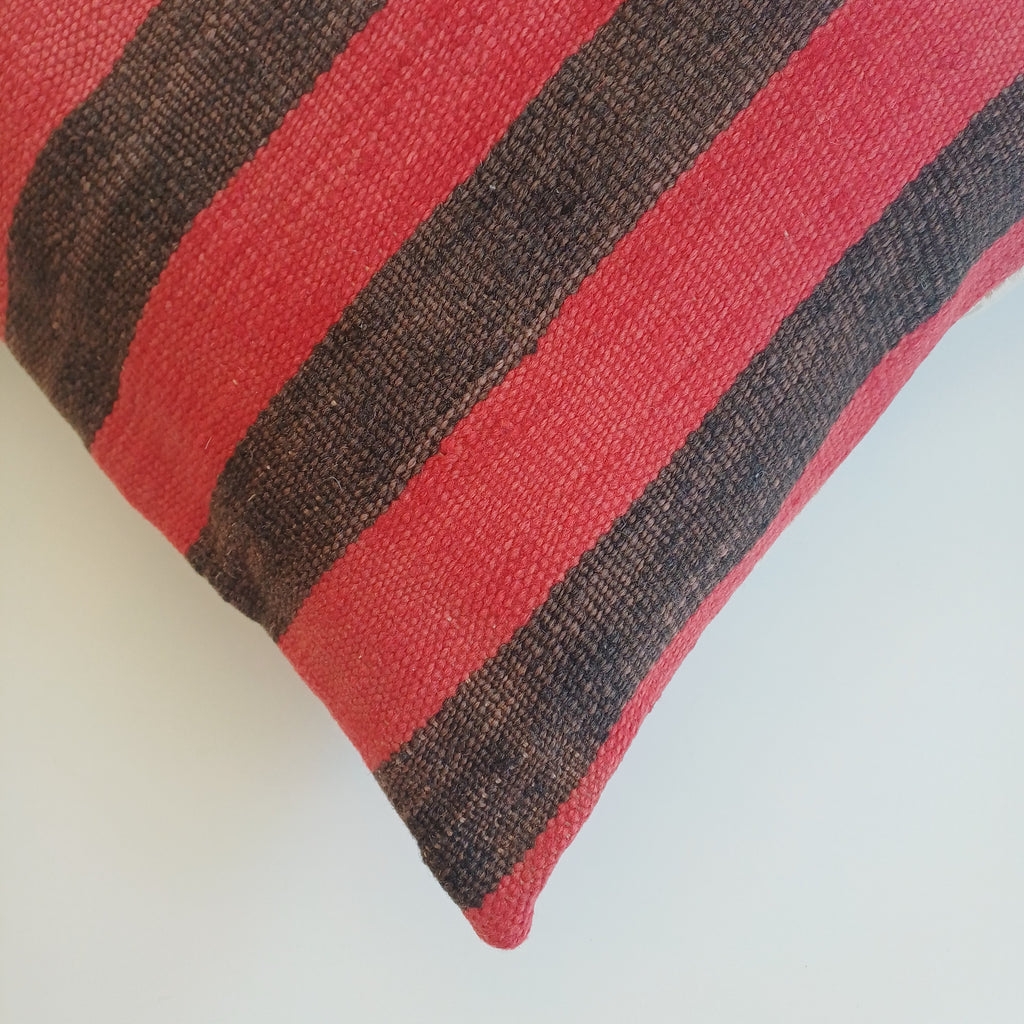 Moroccan Handmade Multicoloured Rug Cushion Cover 20''x20'' / 50x50 CM