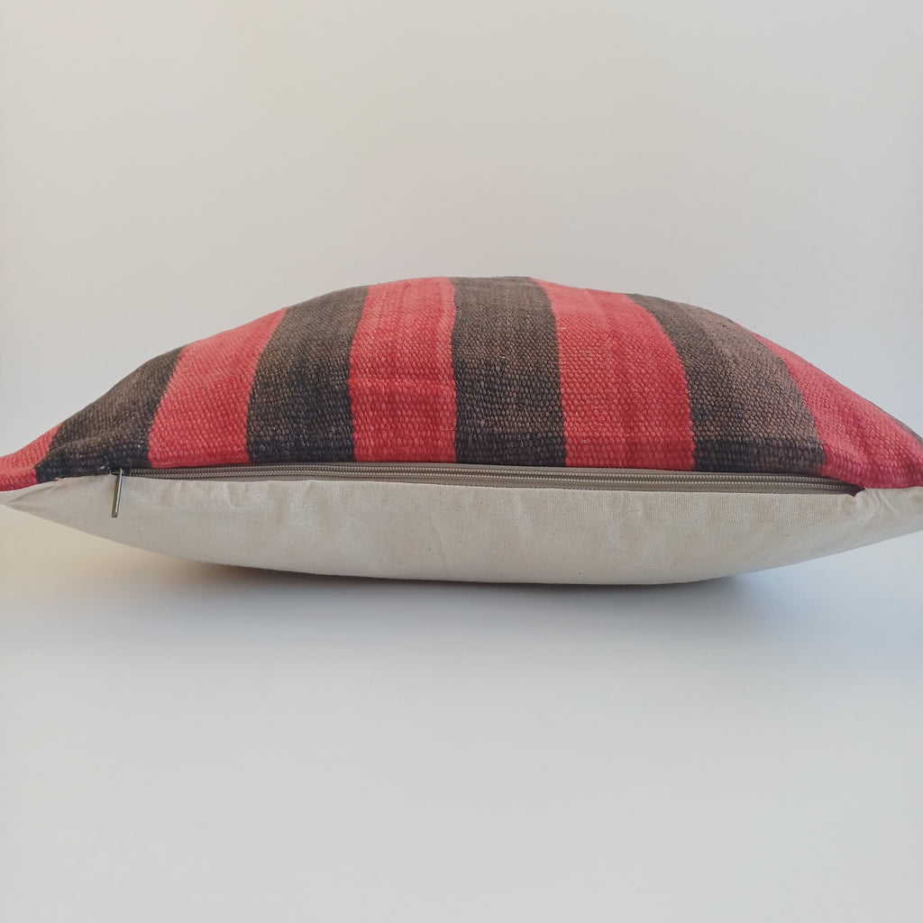 Moroccan Handmade Multicoloured Rug Cushion Cover 20''x20'' / 50x50 CM
