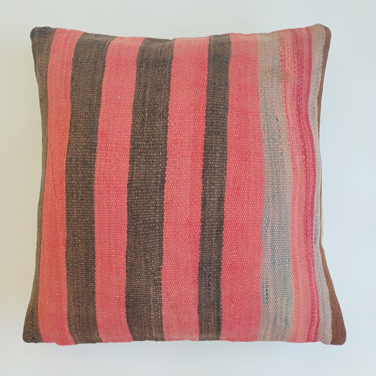Moroccan Handmade Multicoloured Rug Cushion Cover 20''x20'' / 50x50 CM