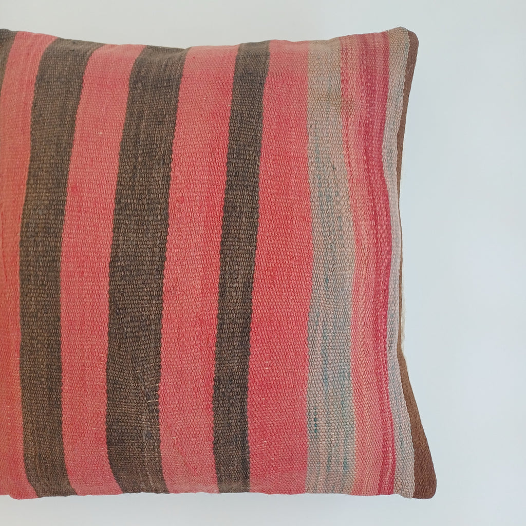 Moroccan Handmade Multicoloured Rug Cushion Cover 20''x20'' / 50x50 CM