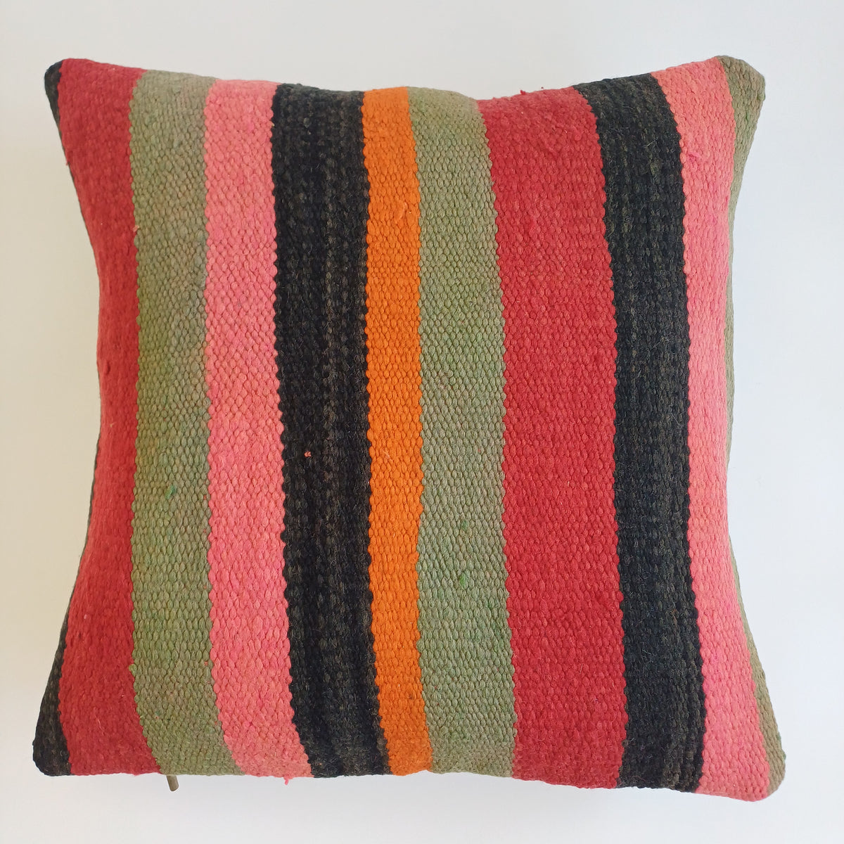 Moroccan Handmade Multicoloured Rug Cushion Cover 20''x20'' / 50x50 CM