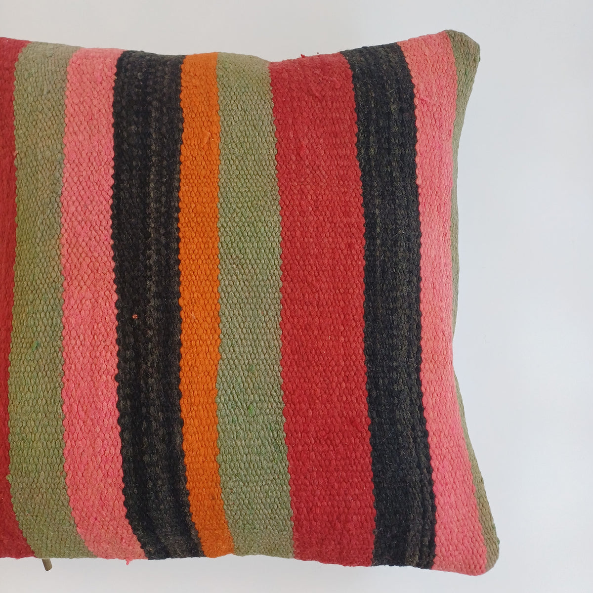 Moroccan Handmade Multicoloured Rug Cushion Cover 20''x20'' / 50x50 CM