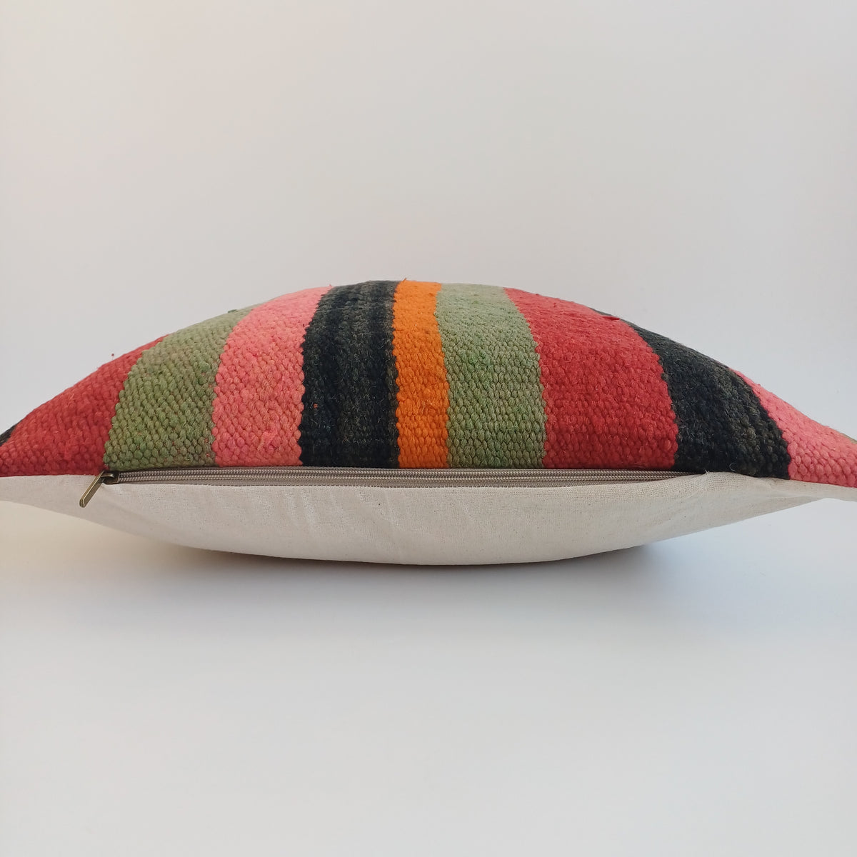 Moroccan Handmade Multicoloured Rug Cushion Cover 20''x20'' / 50x50 CM
