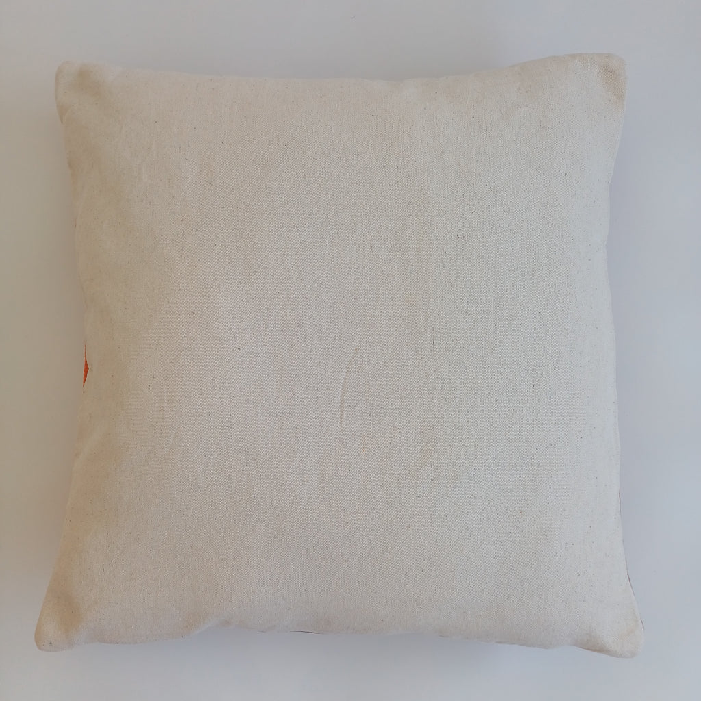 Moroccan Vintage Handmade Multicoloured Rug Cushion Cover 20''x20'' / 50x50 CM