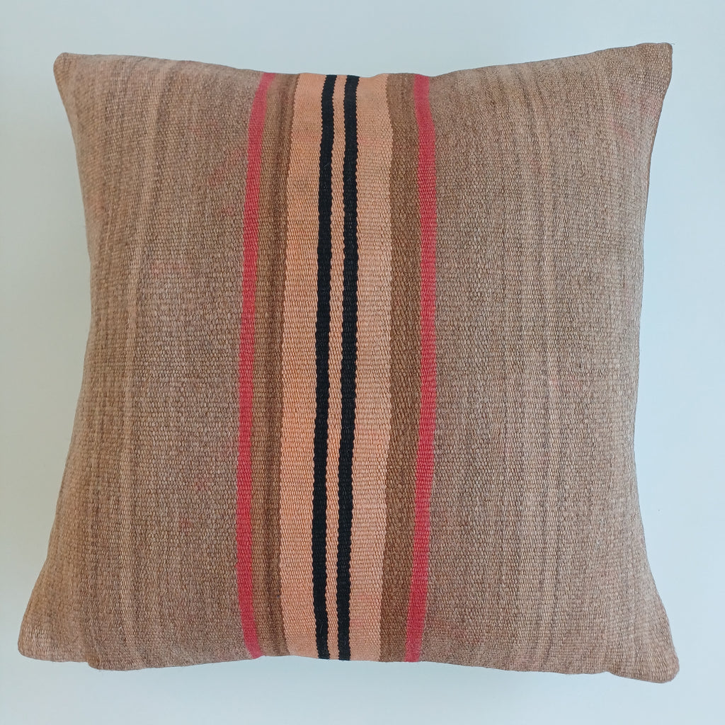 Moroccan Handmade Multicoloured Rug Cushion Cover 19''x19'' / 48x49 CM