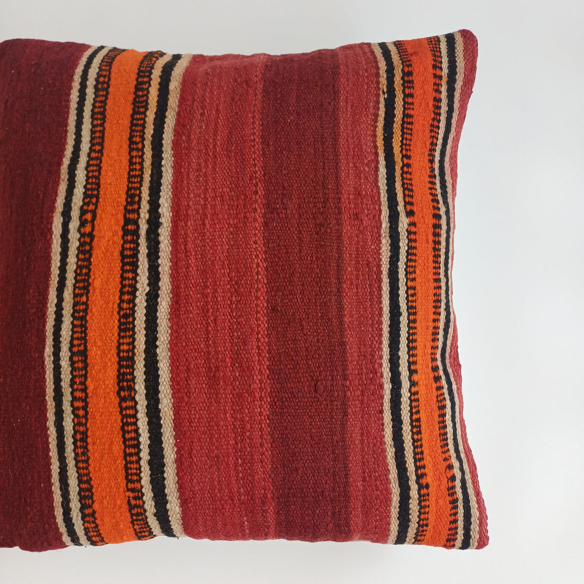 Moroccan Handmade Multicoloured Rug Cushion Cover 20''x20'' / 50x50 CM