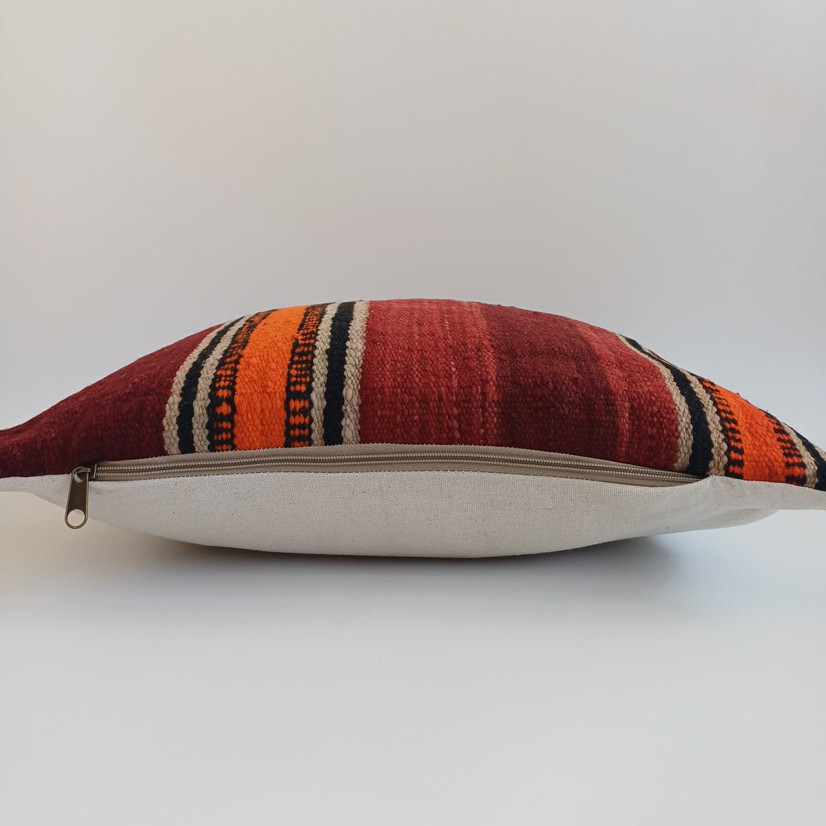 Moroccan Handmade Multicoloured Rug Cushion Cover 20''x20'' / 50x50 CM