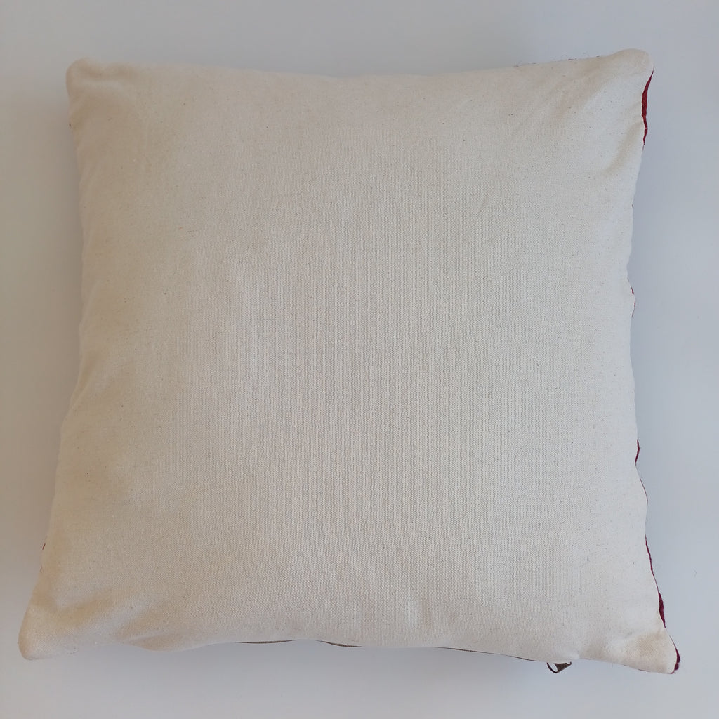 Moroccan Handmade Multicoloured Rug Cushion Cover 20''x20'' / 50x50 CM