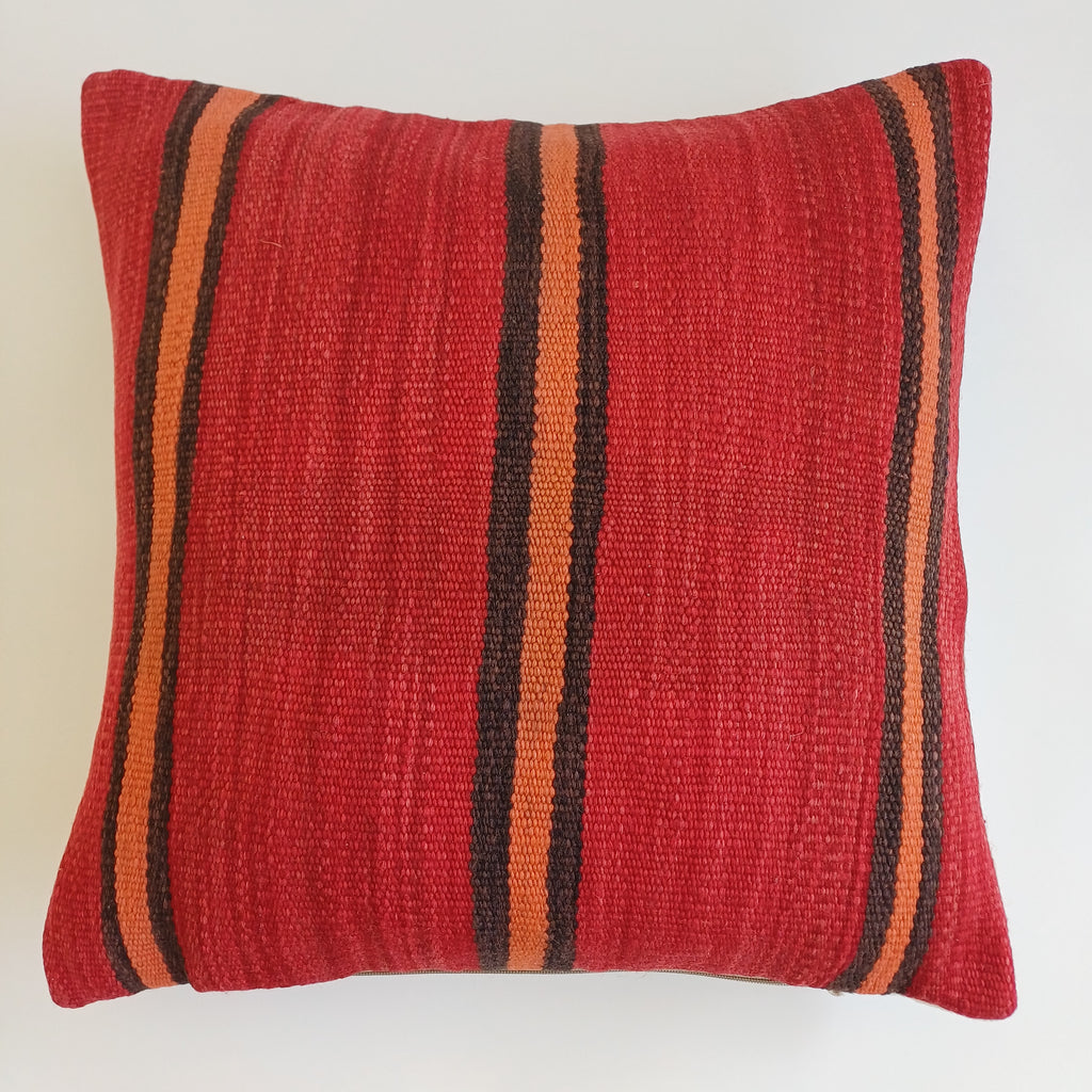 Moroccan Handmade Multicoloured Rug Cushion Cover 20''x20'' / 50x50 CM
