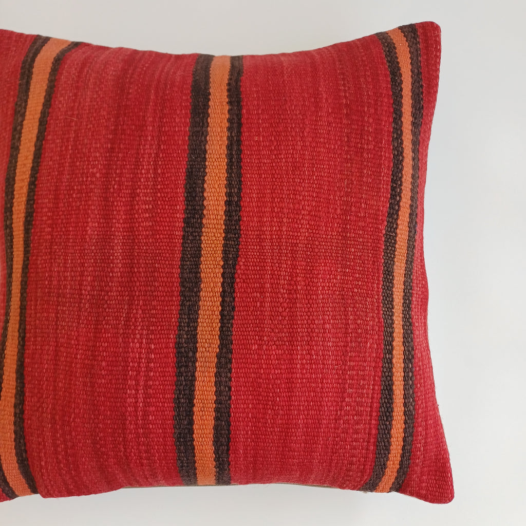 Moroccan Handmade Multicoloured Rug Cushion Cover 20''x20'' / 50x50 CM
