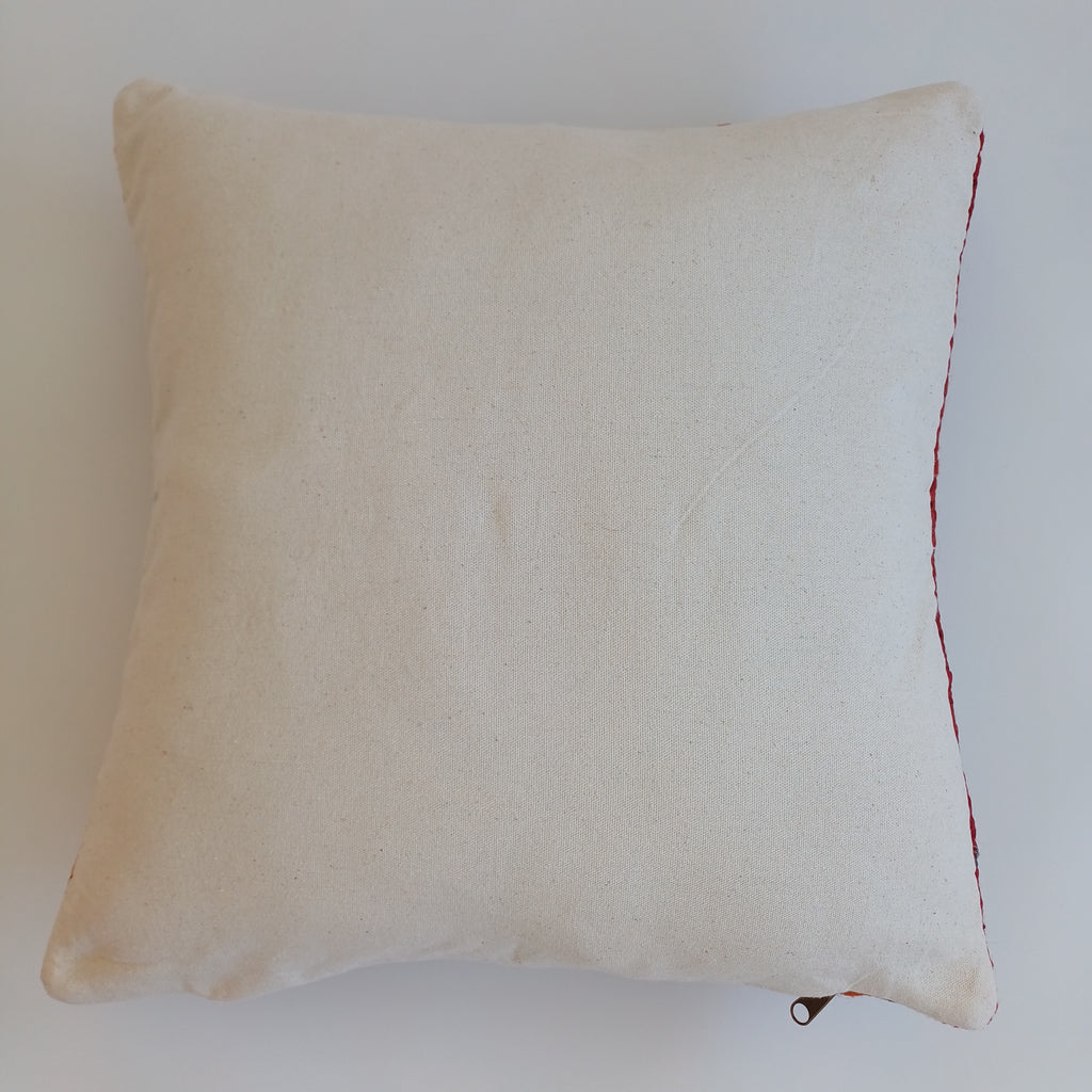 Moroccan Handmade Multicoloured Rug Cushion Cover 19''x19'' / 48x48 CM