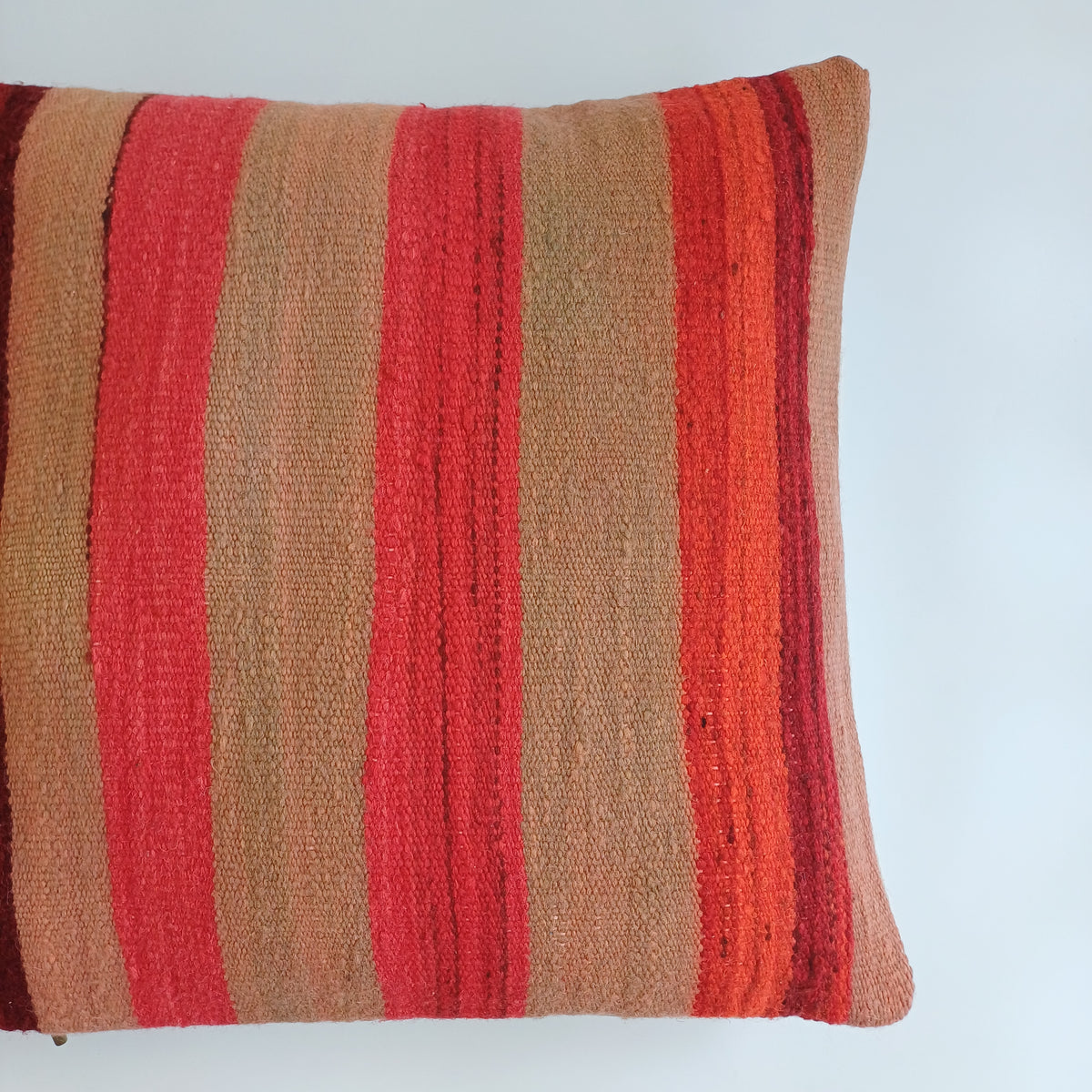 Moroccan Handmade Multicoloured Rug Cushion Cover 20''x20'' / 50x50 CM