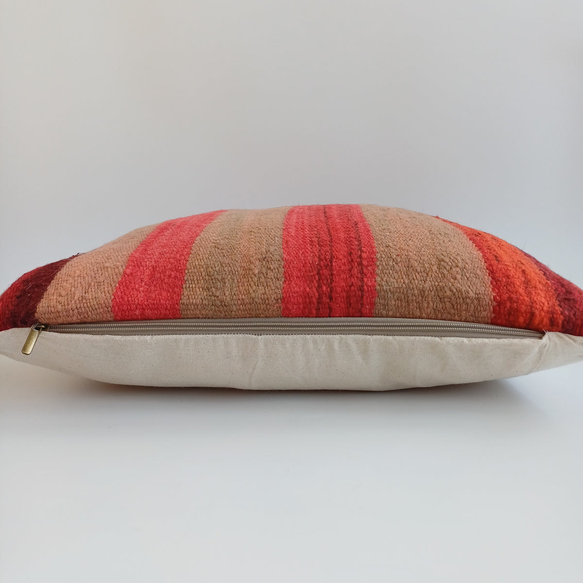 Moroccan Handmade Multicoloured Rug Cushion Cover 20''x20'' / 50x50 CM