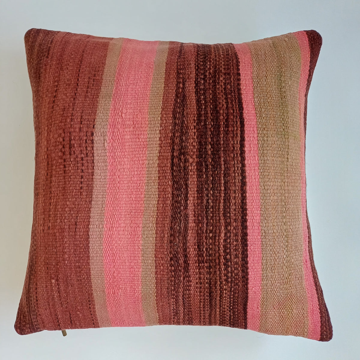 Moroccan Handmade Multicoloured Rug Cushion Cover 20''x20'' / 50x50 CM