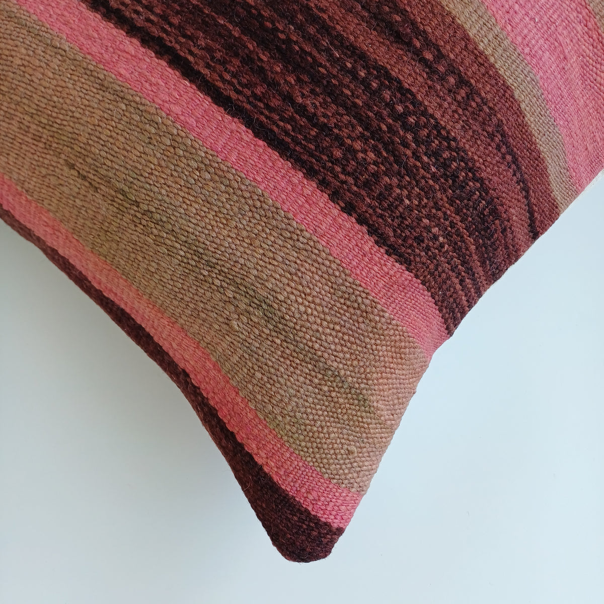 Moroccan Handmade Multicoloured Rug Cushion Cover 20''x20'' / 50x50 CM