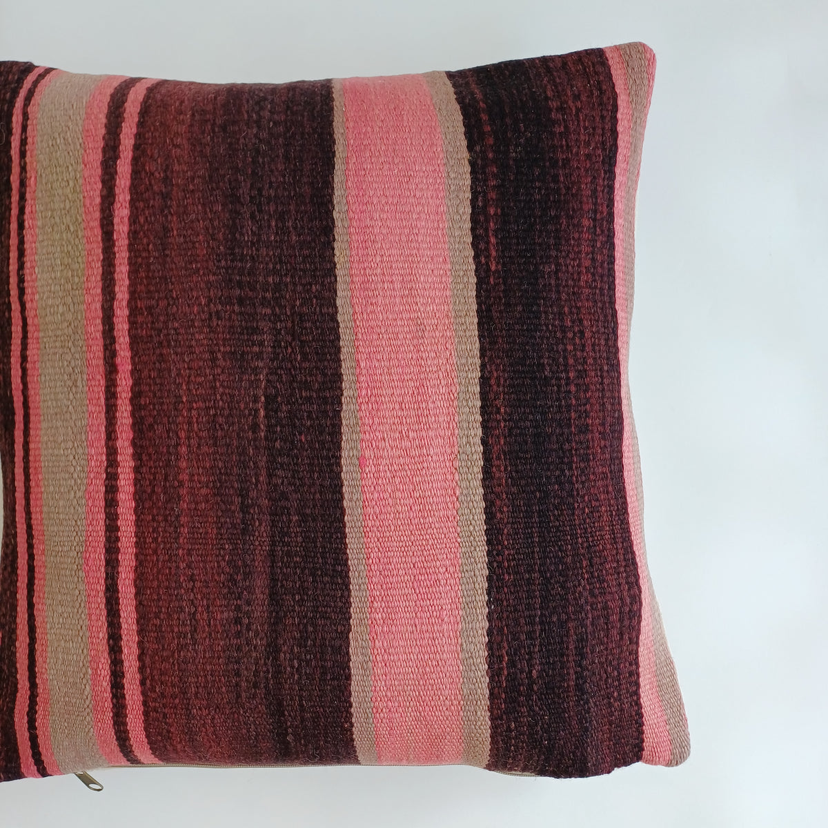 Moroccan Handmade Multicoloured Rug Cushion Cover 20''x20'' / 50x50 CM