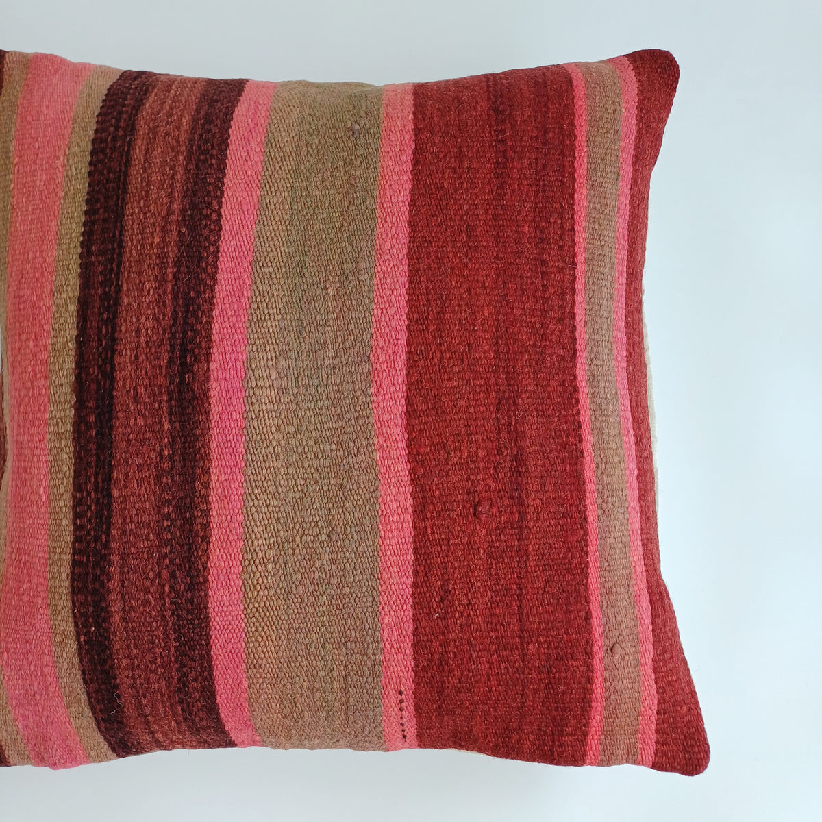 Moroccan Handmade Multicoloured Rug Cushion Cover 20''x20'' / 50x50 CM