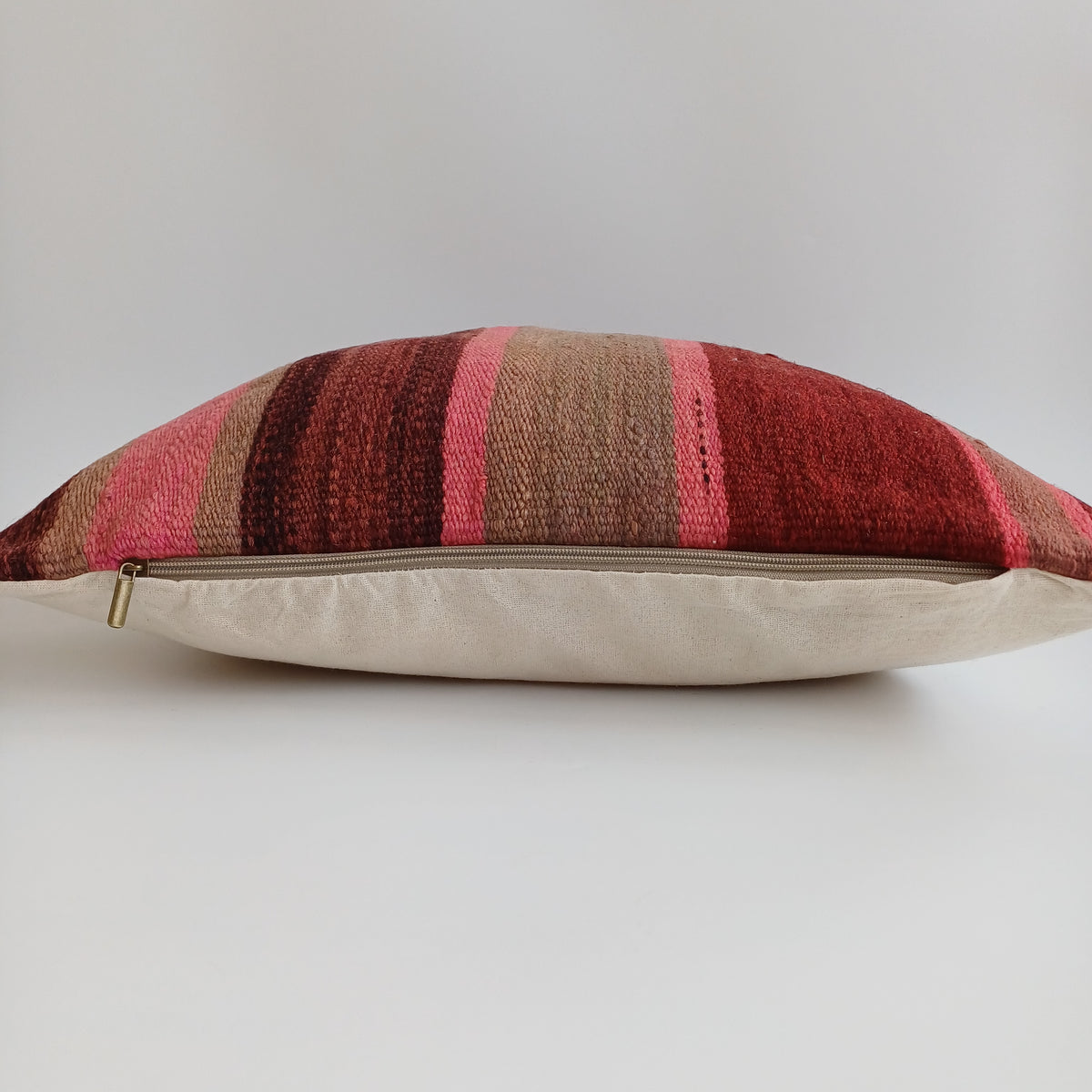 Moroccan Handmade Multicoloured Rug Cushion Cover 20''x20'' / 50x50 CM