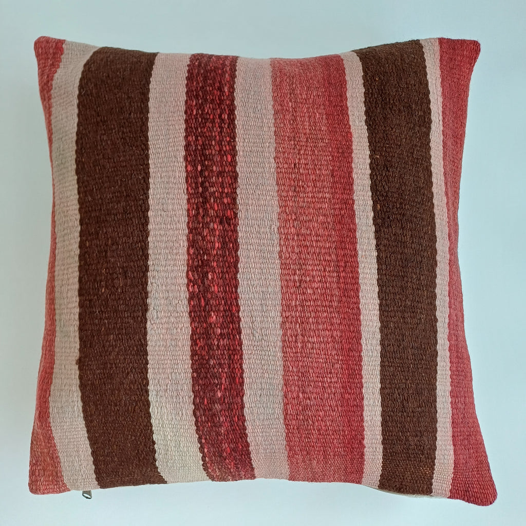 Moroccan Handmade Multicoloured Rug Cushion Cover 20''x20'' / 50x50 CM