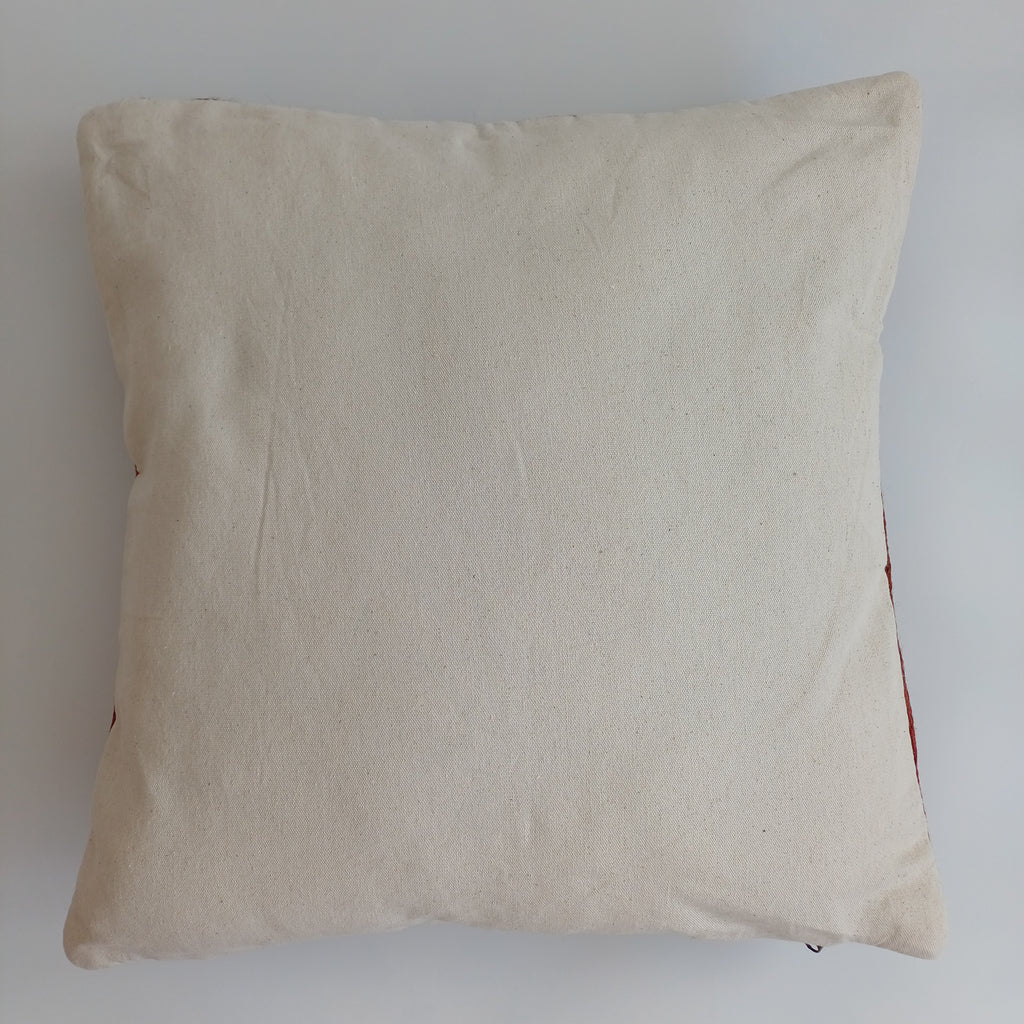 Moroccan Handmade Multicoloured Rug Cushion Cover 20''x20'' / 50x50 CM