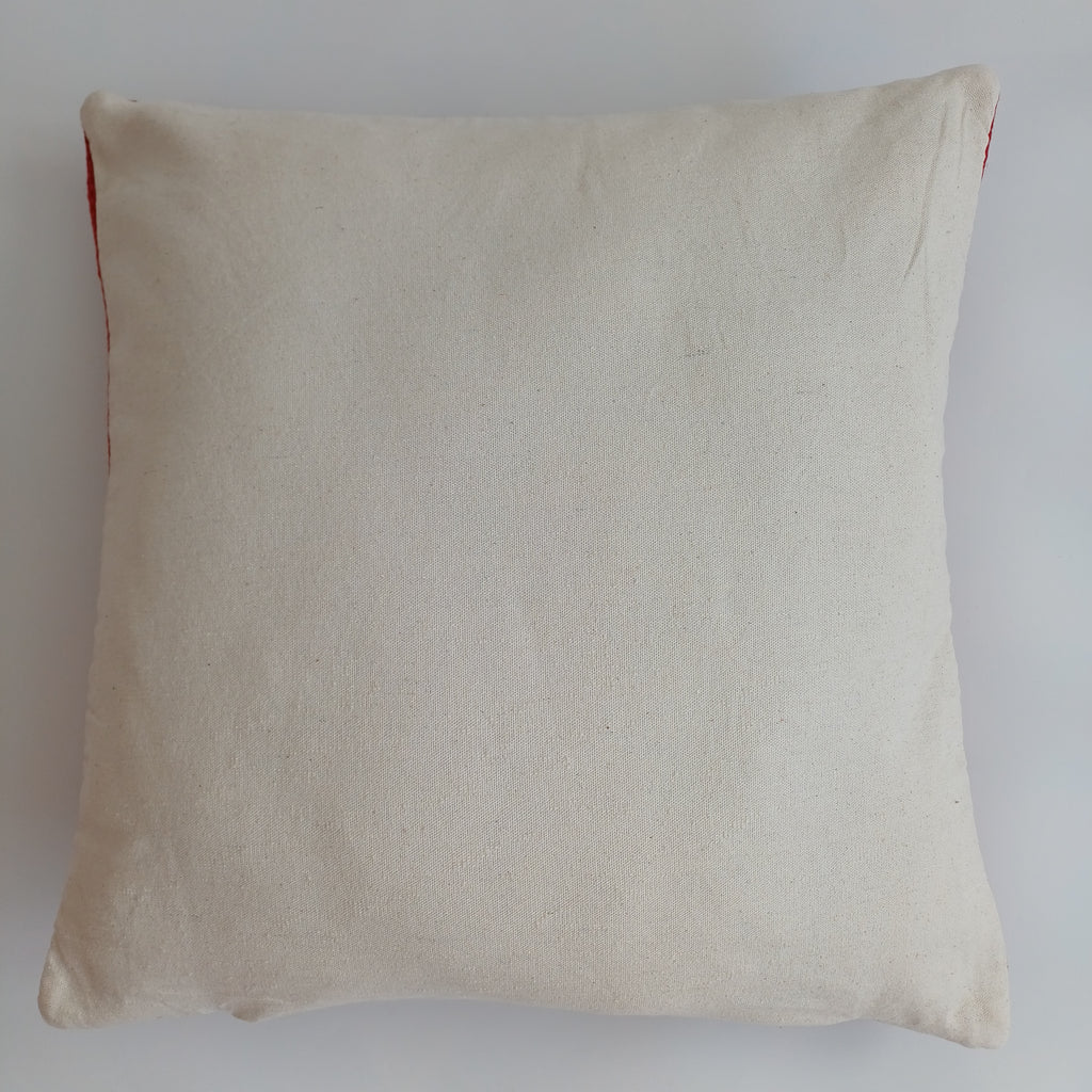 Moroccan Handmade Multicoloured Rug Cushion Cover 20''x20'' / 50x50 CM