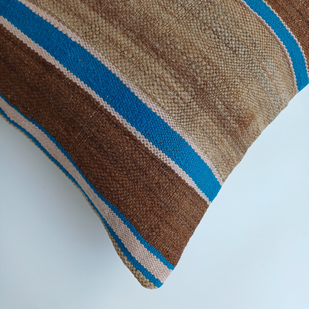 Moroccan Handmade Multicoloured Rug Cushion Cover 20''x20'' / 50x50 CM
