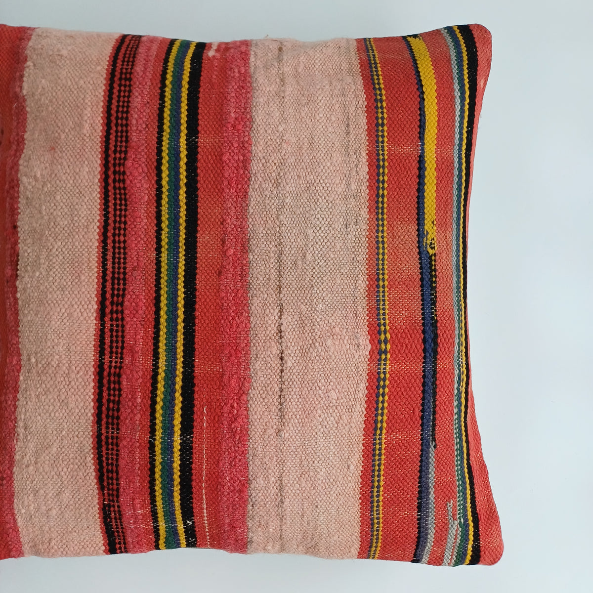 Moroccan Handmade Multicoloured Rug Cushion Cover 20''x20'' / 50x50 CM