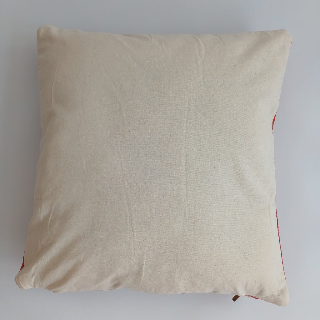 Moroccan Handmade Multicoloured Rug Cushion Cover 20''x20'' / 50x50 CM