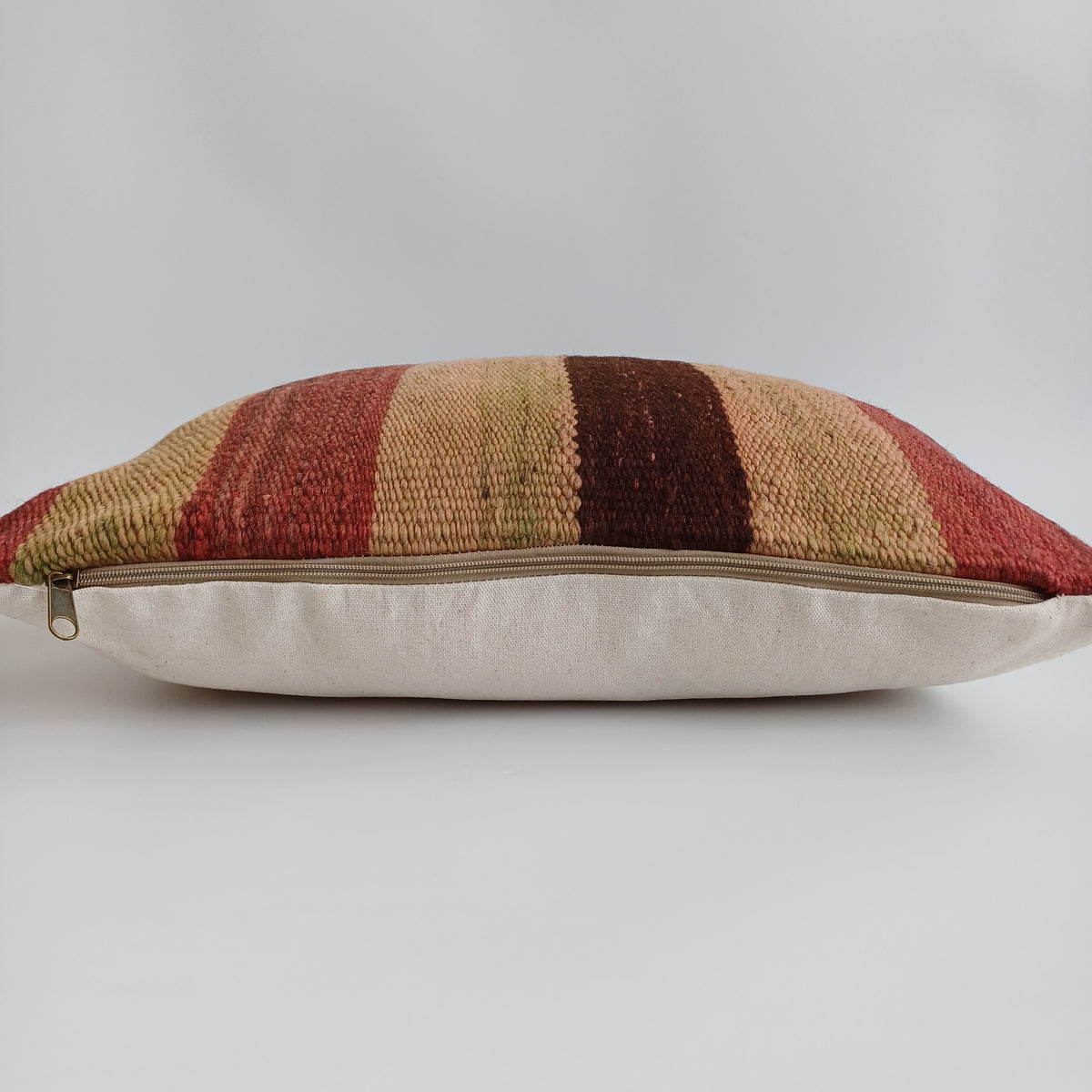 Moroccan Handmade Multicoloured Rug Cushion Cover 20''x20'' / 50x50 CM