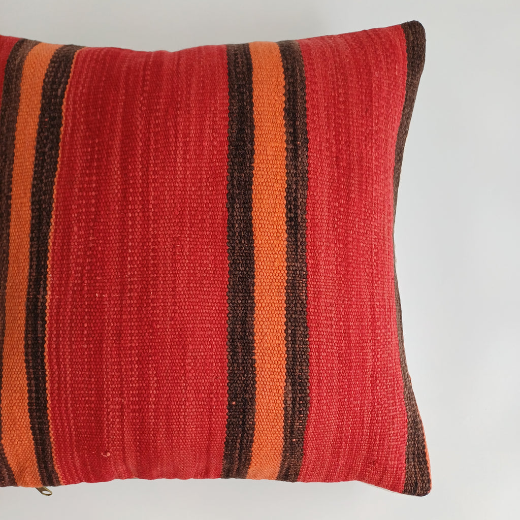 Moroccan Handmade Multicoloured Rug Cushion Cover 20''x20'' / 50x50 CM
