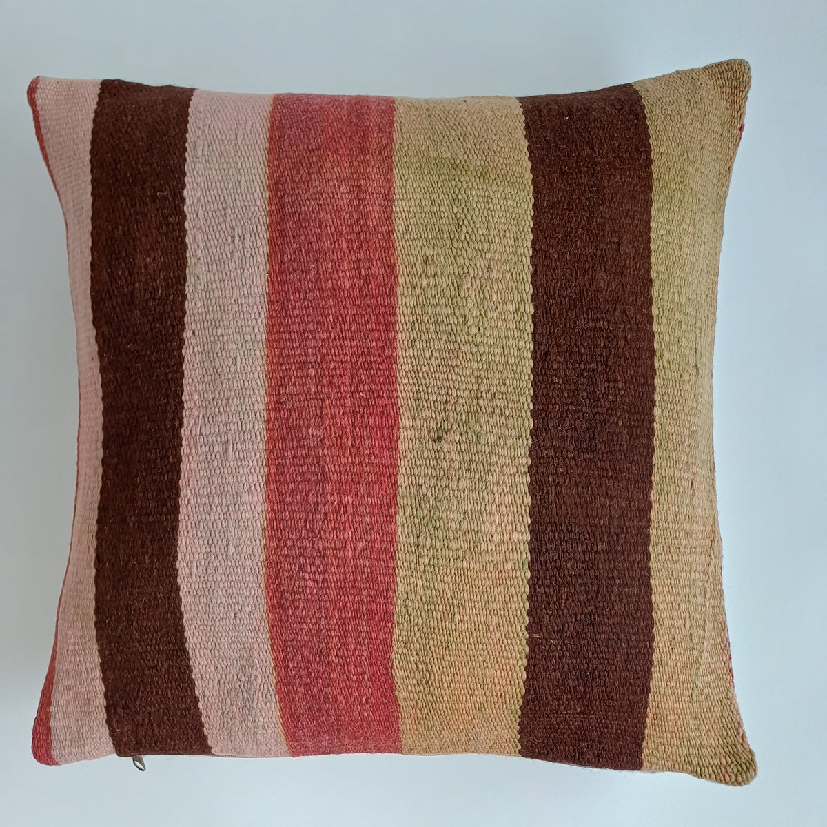 Moroccan Handmade Multicoloured Rug Cushion Cover 20''x20'' / 50x50 CM