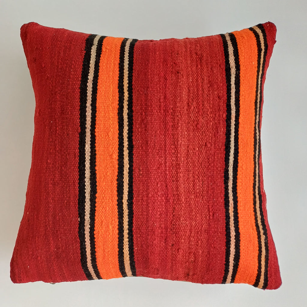 Moroccan Handmade Multicoloured Rug Cushion Cover 20''x20'' / 50x50 CM