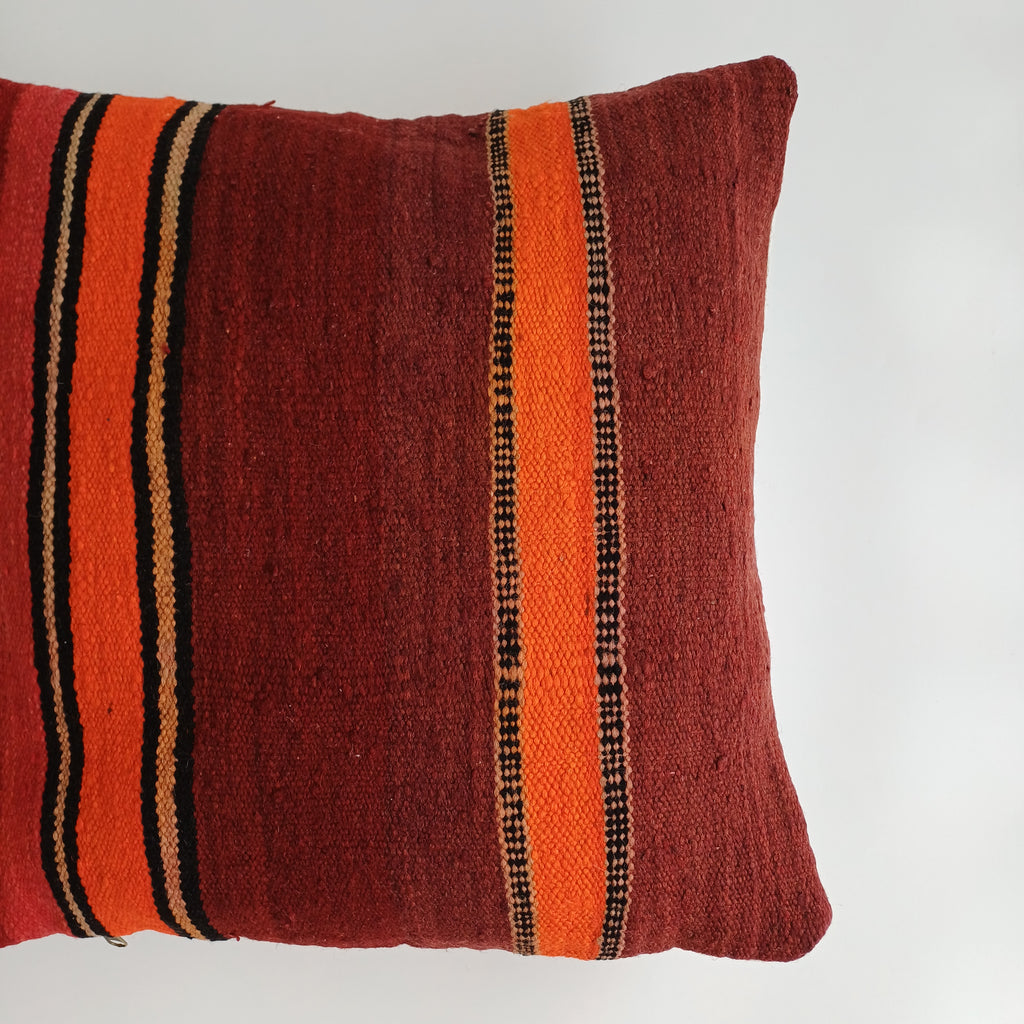Moroccan Handmade Multicoloured Rug Cushion Cover 20''x20'' / 50x50 CM