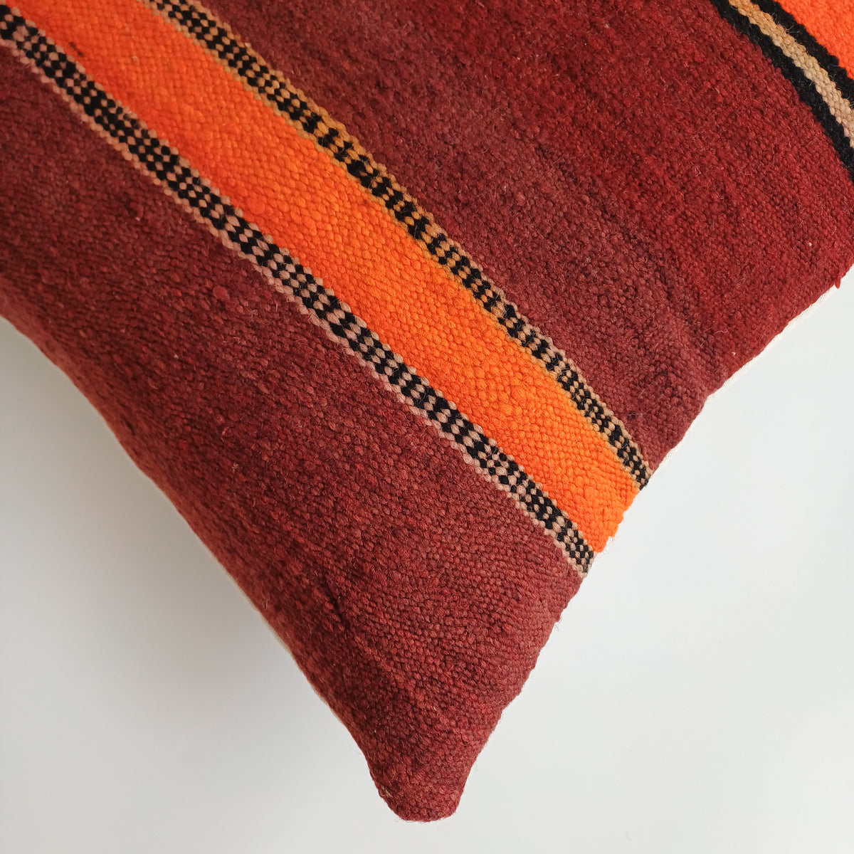 Moroccan Handmade Multicoloured Rug Cushion Cover 20''x20'' / 50x50 CM