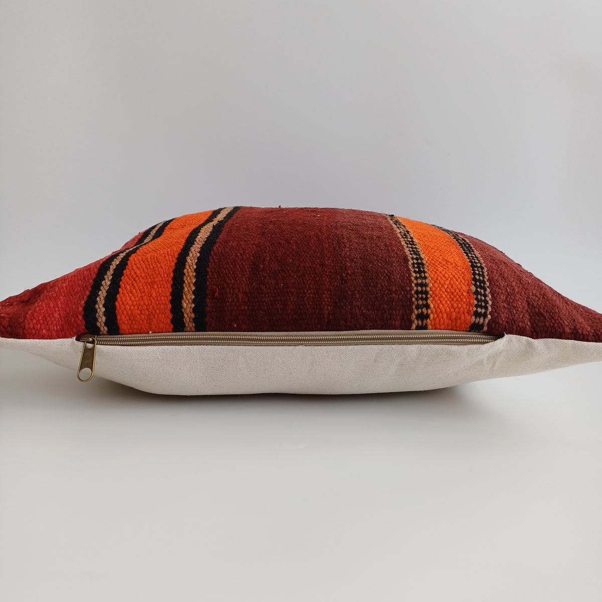 Moroccan Handmade Multicoloured Rug Cushion Cover 20''x20'' / 50x50 CM