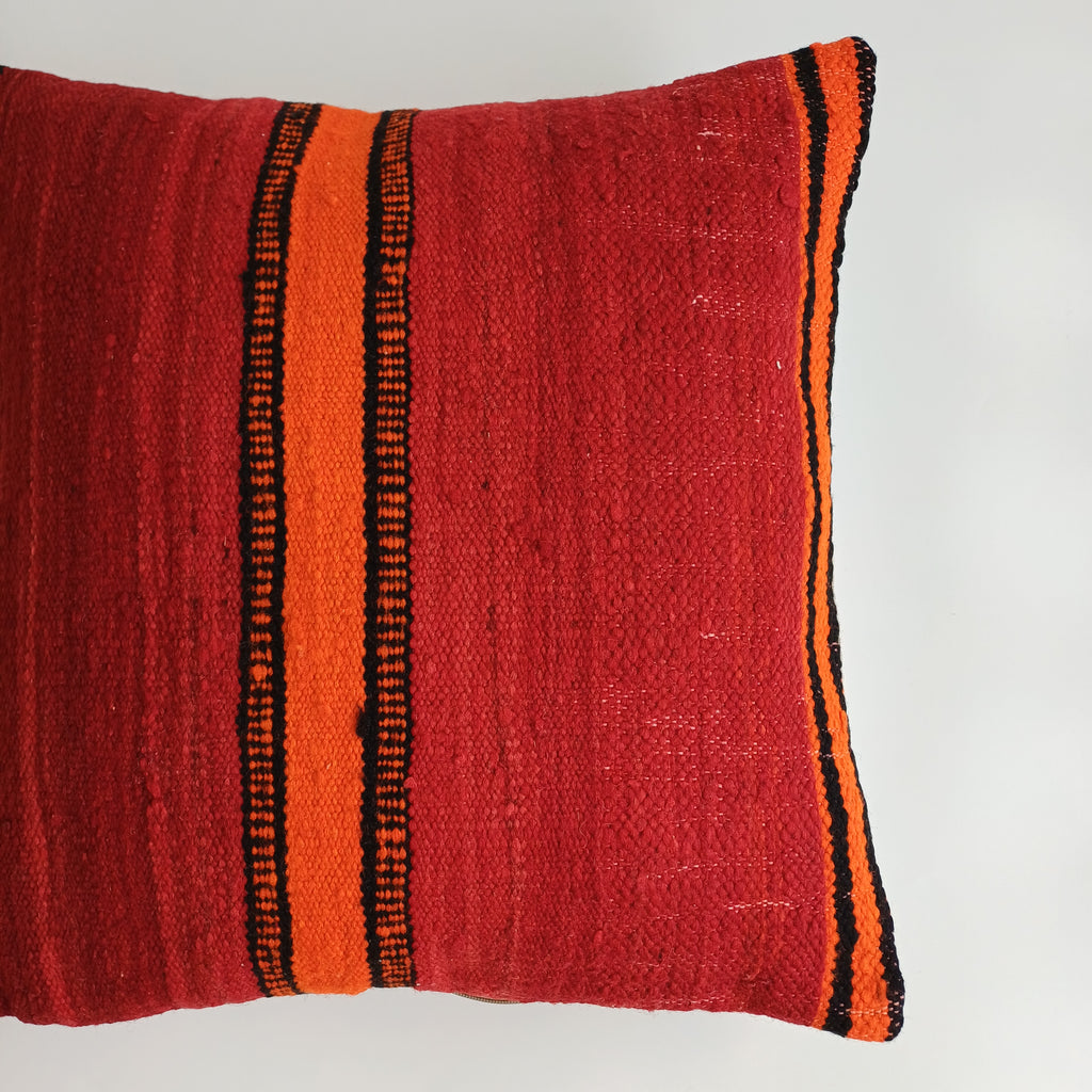 Moroccan Handmade Multicoloured Rug Cushion Cover 20''x20'' / 50x50 CM