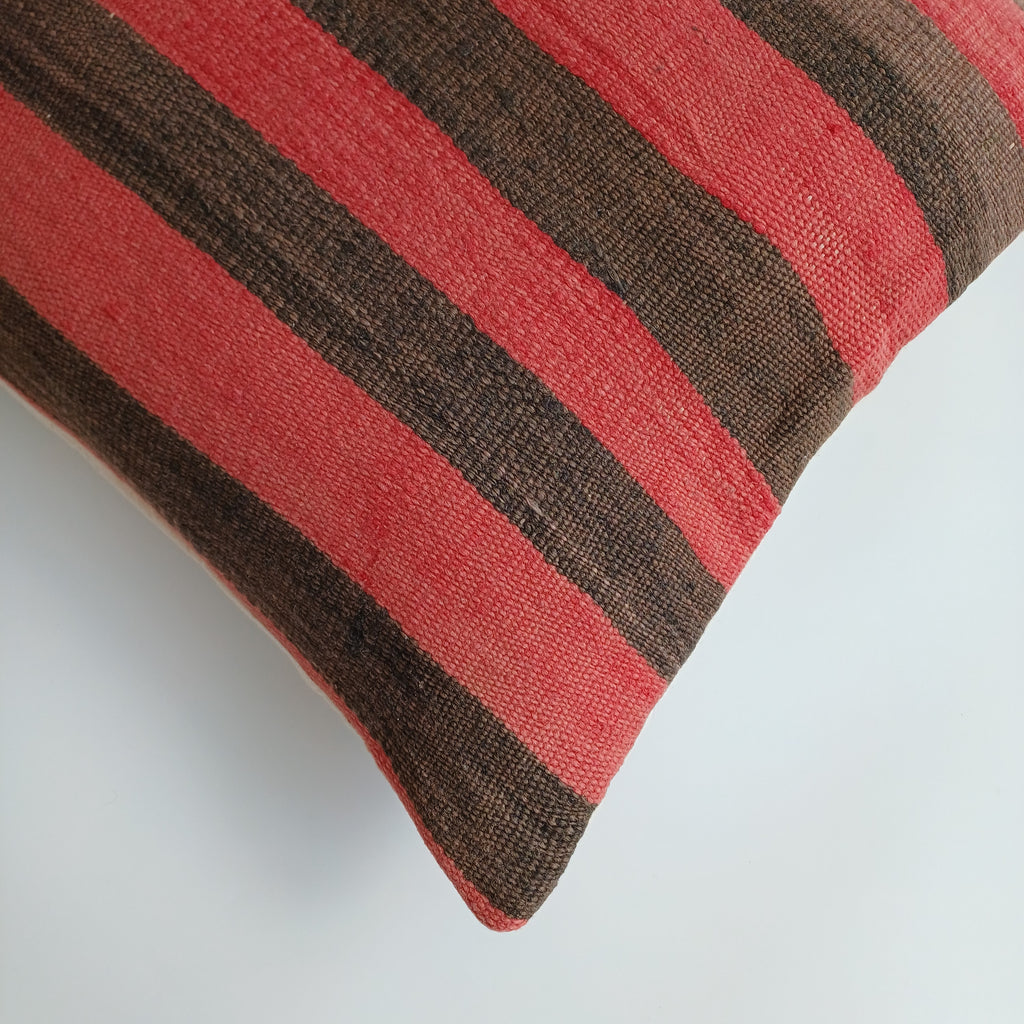 Moroccan Handmade Multicoloured Rug Cushion Cover 20''x20'' / 50x50 CM