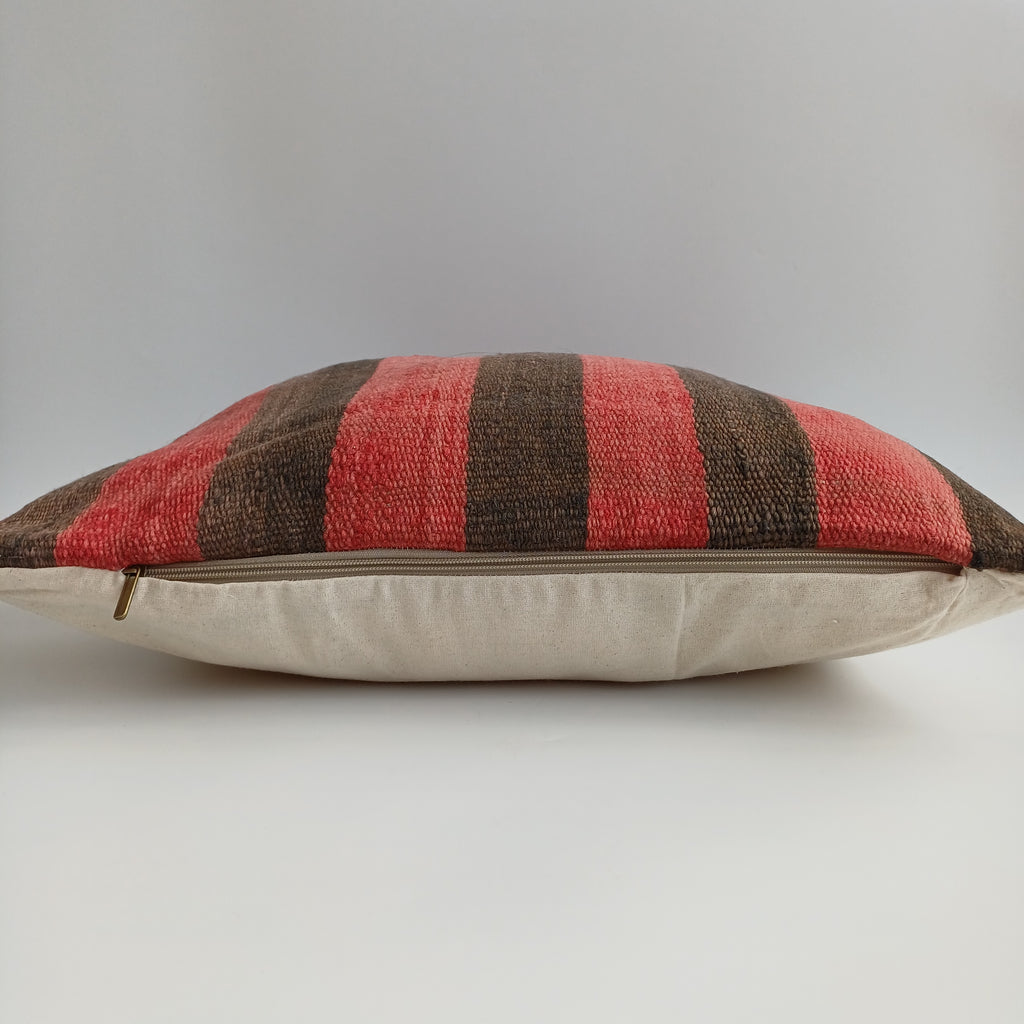 Moroccan Handmade Multicoloured Rug Cushion Cover 20''x20'' / 50x50 CM