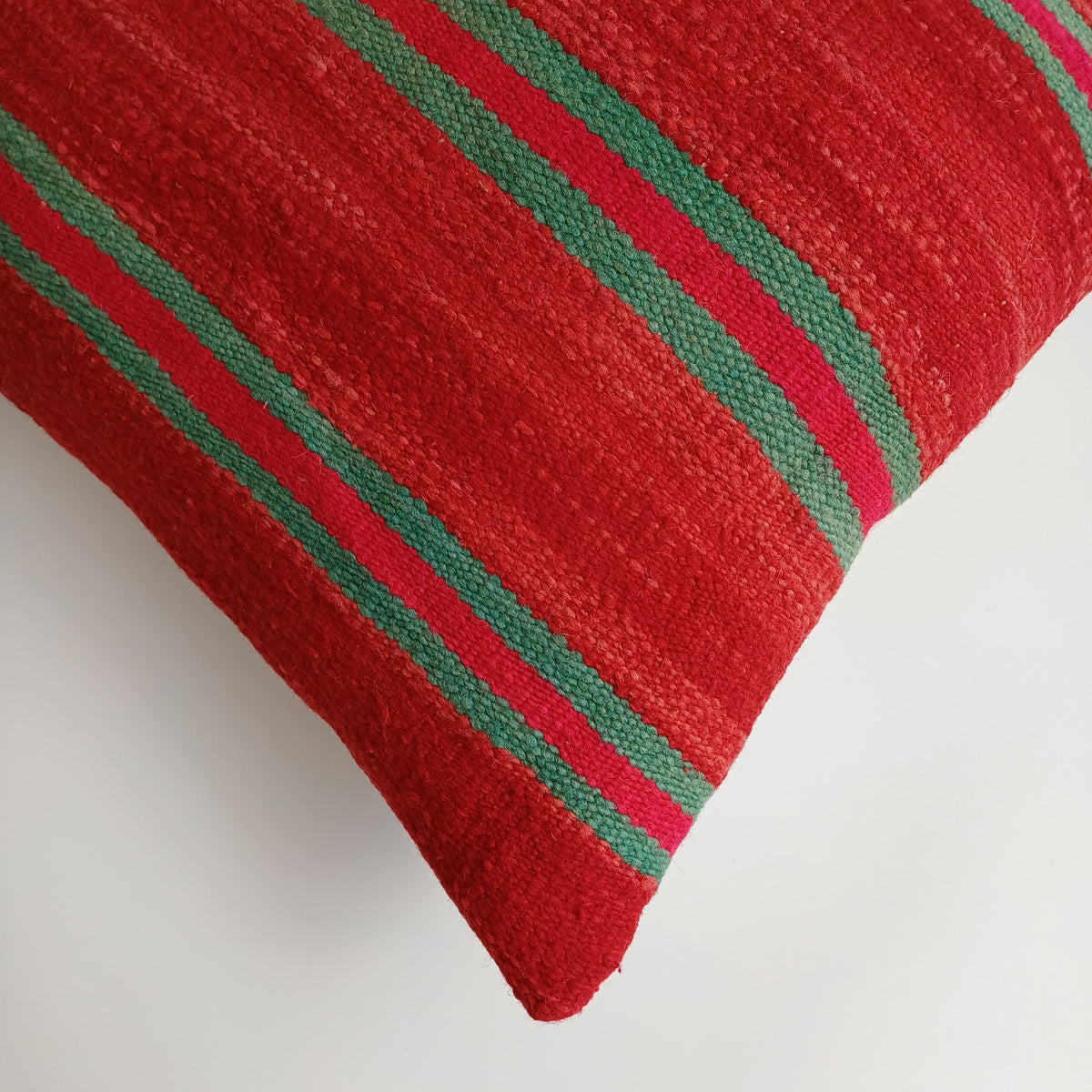 Moroccan Handmade Multicoloured Rug Cushion Cover 20''x20'' / 50x50 CM