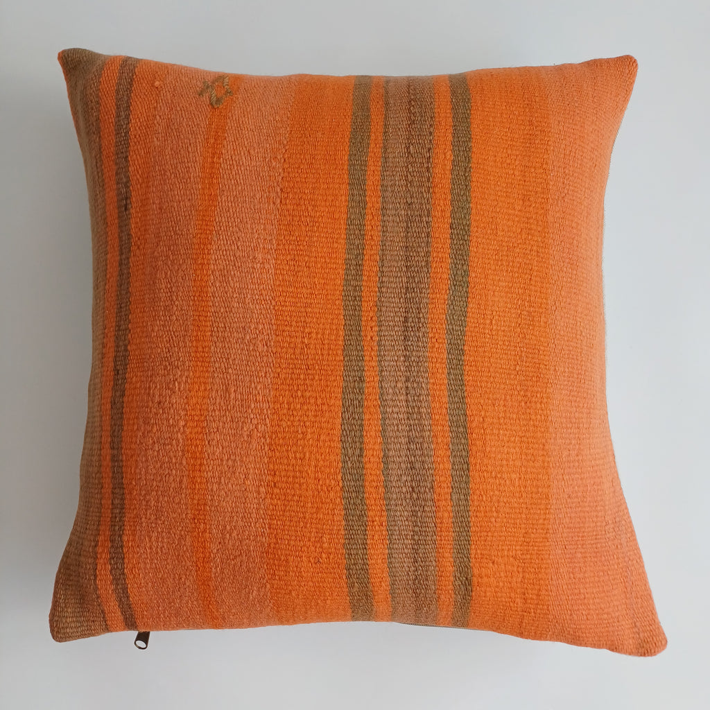 Moroccan Handmade Multicoloured Rug Cushion Cover 20''x20'' / 50x50 CM