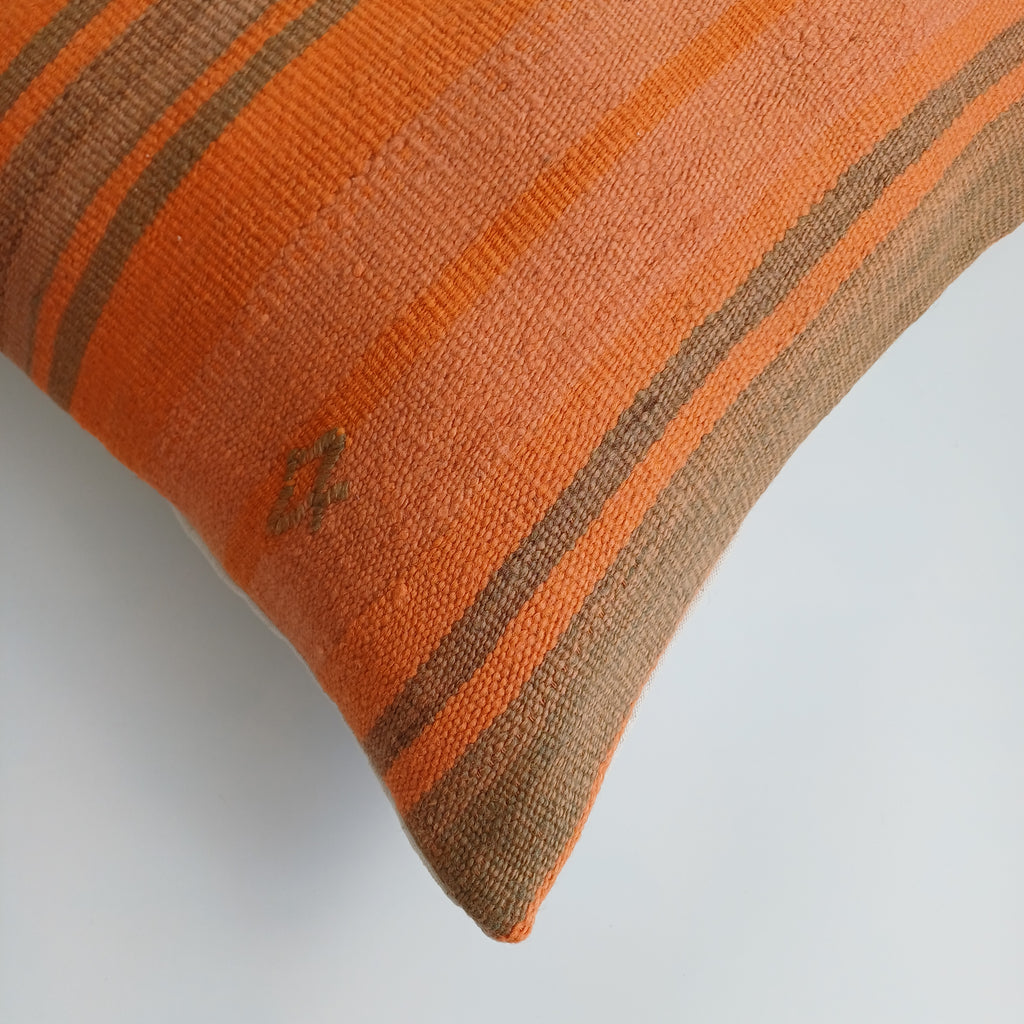 Moroccan Handmade Multicoloured Rug Cushion Cover 20''x20'' / 50x50 CM