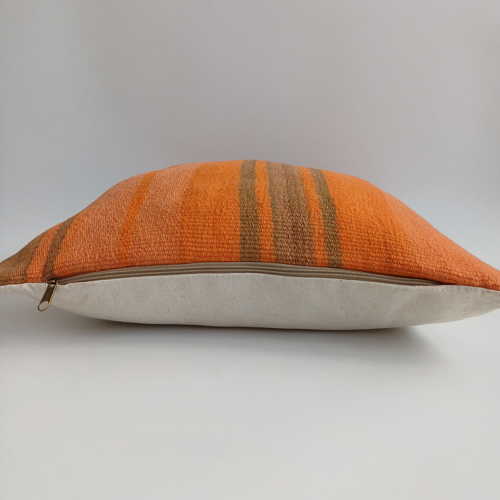 Moroccan Handmade Multicoloured Rug Cushion Cover 20''x20'' / 50x50 CM
