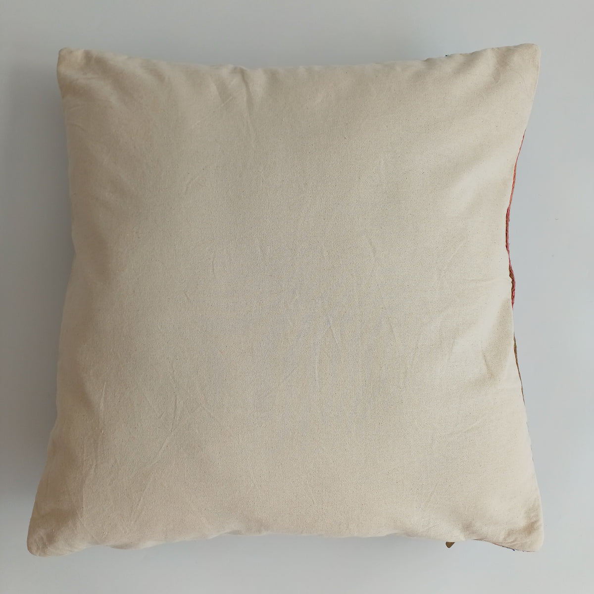Moroccan Handmade Multicoloured Rug Cushion Cover 20''x20'' / 50x50 CM