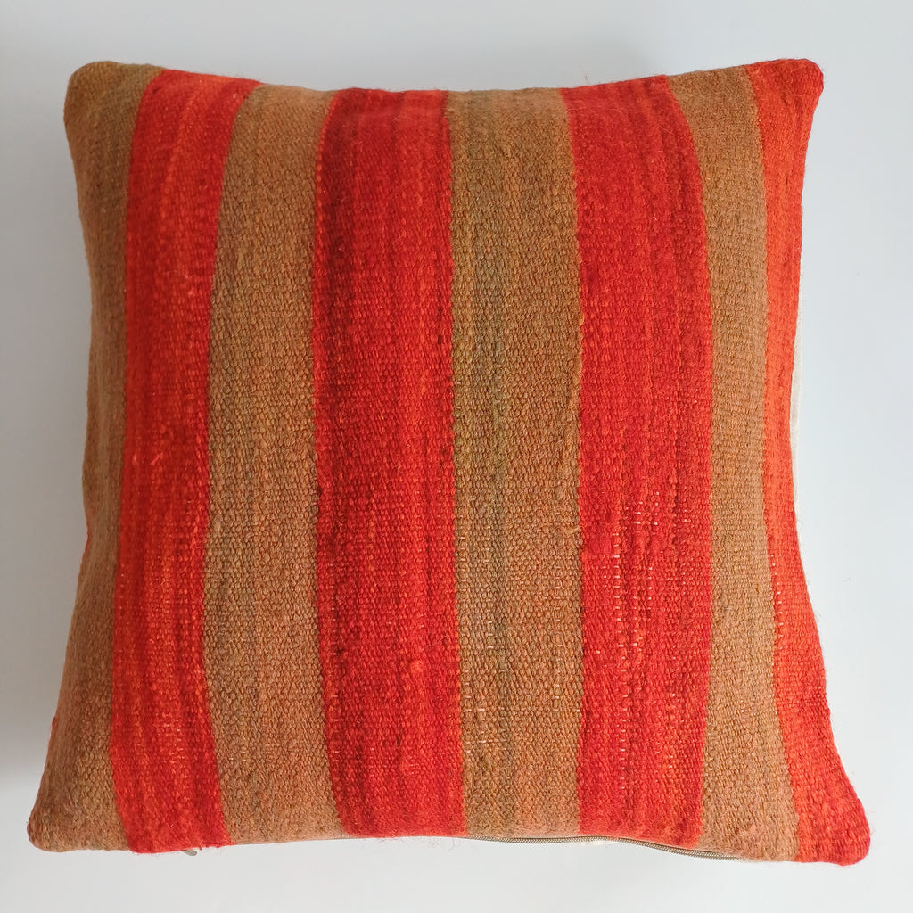 Moroccan Handmade Multicoloured Rug Cushion Cover 20''x20'' / 50x50 CM