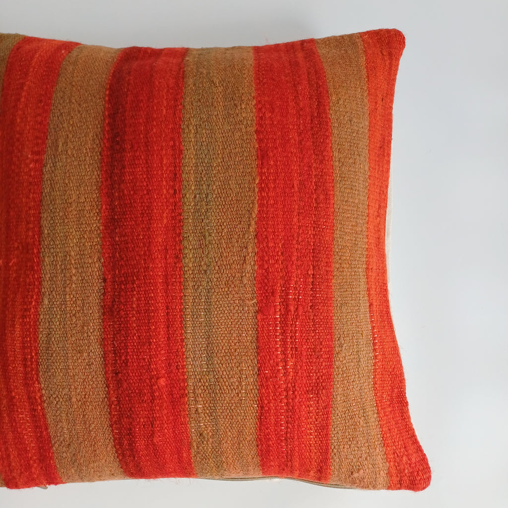 Moroccan Handmade Multicoloured Rug Cushion Cover 20''x20'' / 50x50 CM
