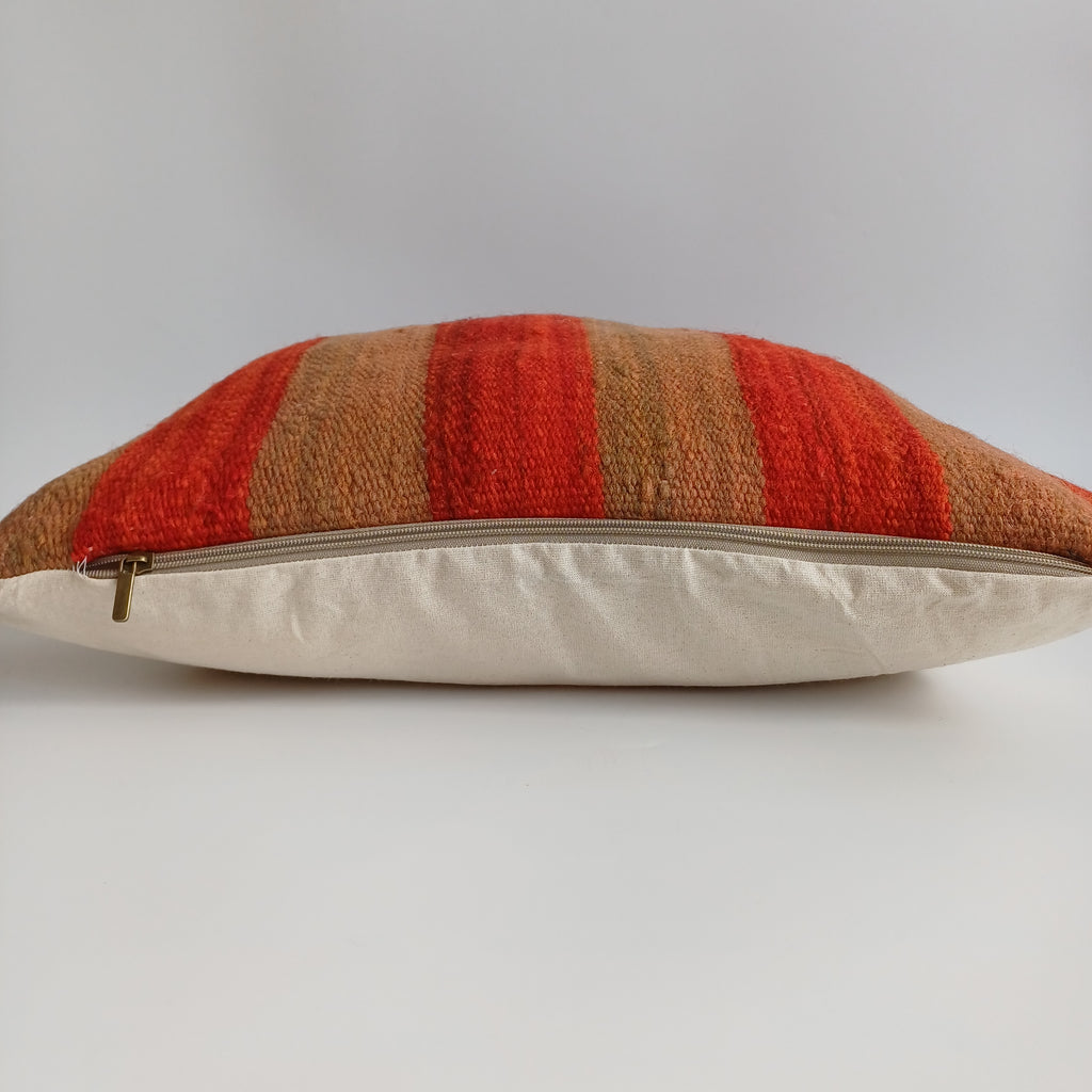 Moroccan Handmade Multicoloured Rug Cushion Cover 20''x20'' / 50x50 CM