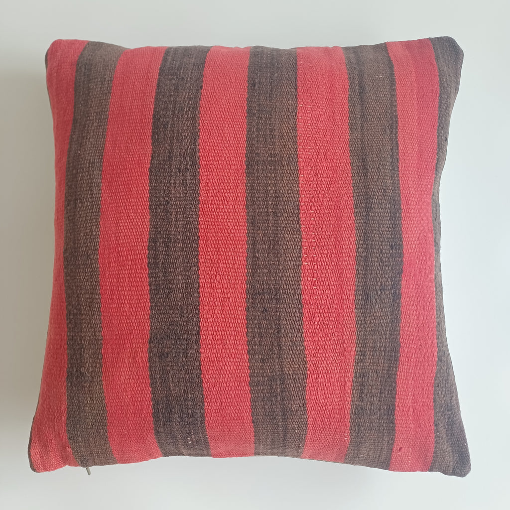 Moroccan Handmade Multicoloured Rug Cushion Cover 20''x20'' / 50x50 CM