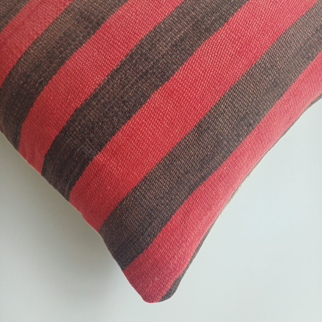 Moroccan Handmade Multicoloured Rug Cushion Cover 20''x20'' / 50x50 CM