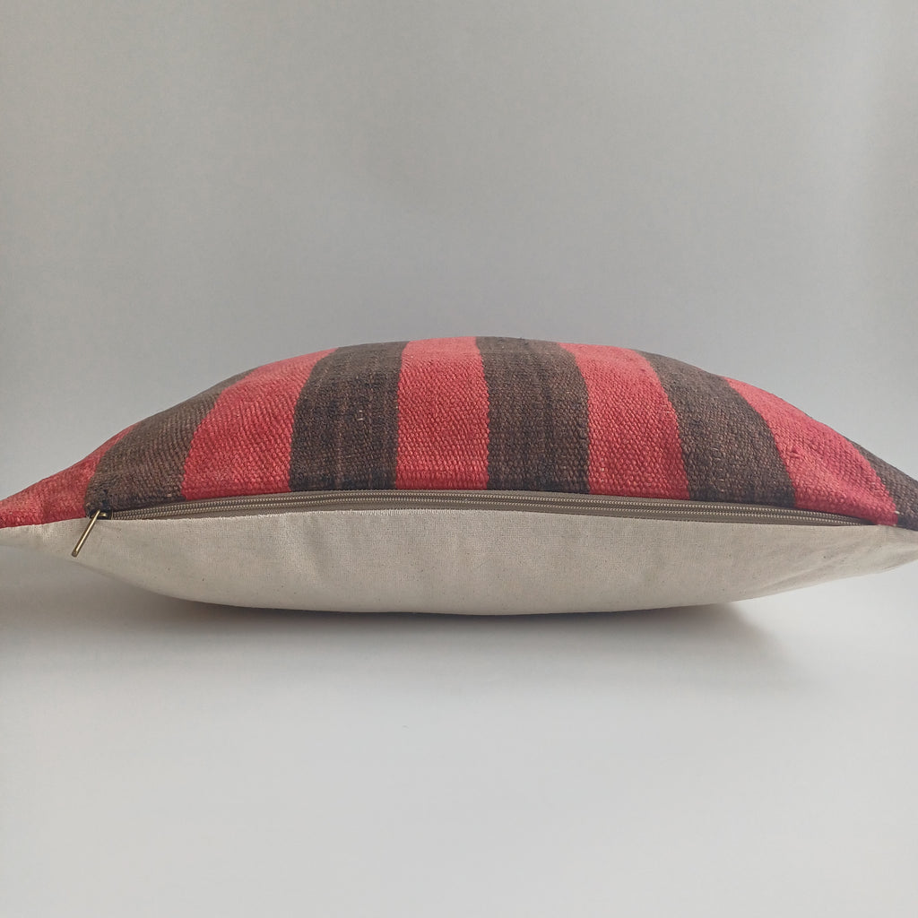 Moroccan Handmade Multicoloured Rug Cushion Cover 20''x20'' / 50x50 CM