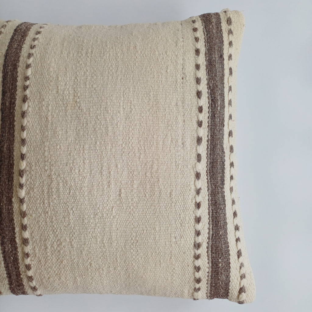 Moroccan Handmade Multicoloured Rug Cushion Cover 20''x20'' / 50x50 CM